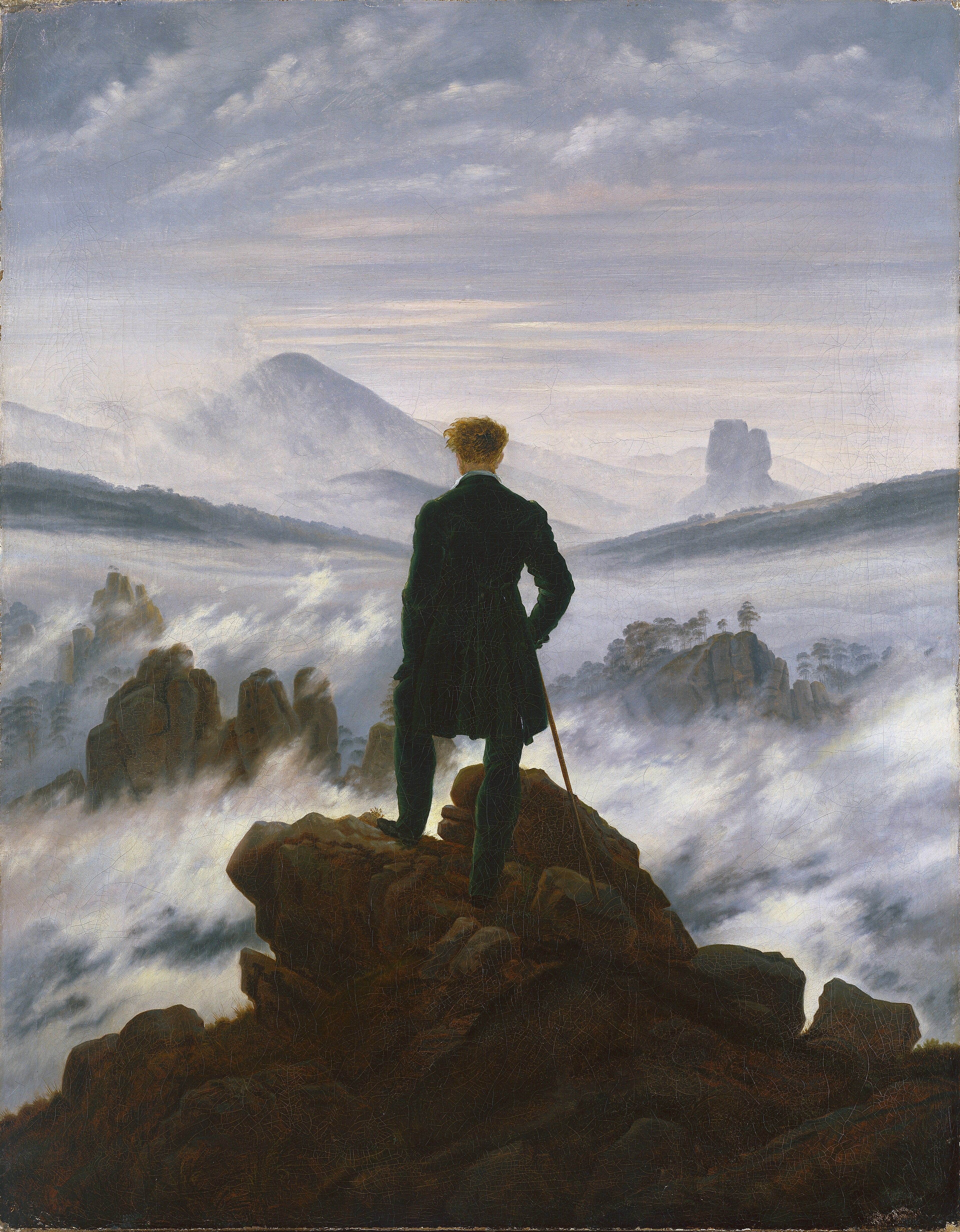 Wanderer above the Sea of Fog fine art print