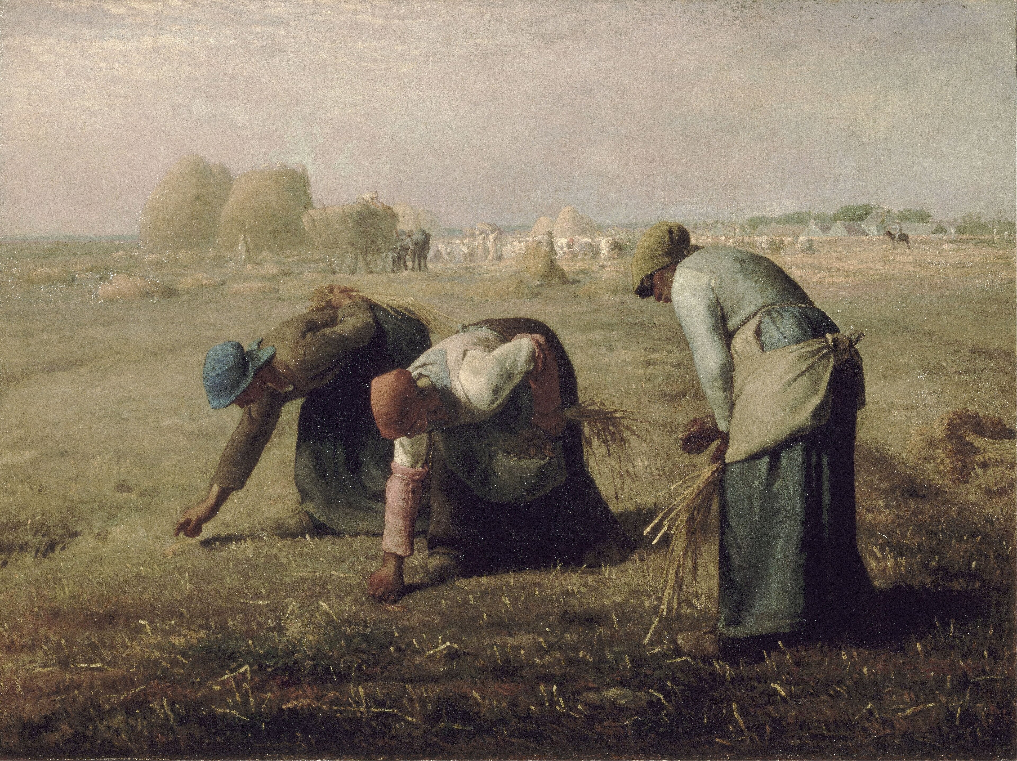 The Gleaners by Jean-François Millet — canvas print artwork