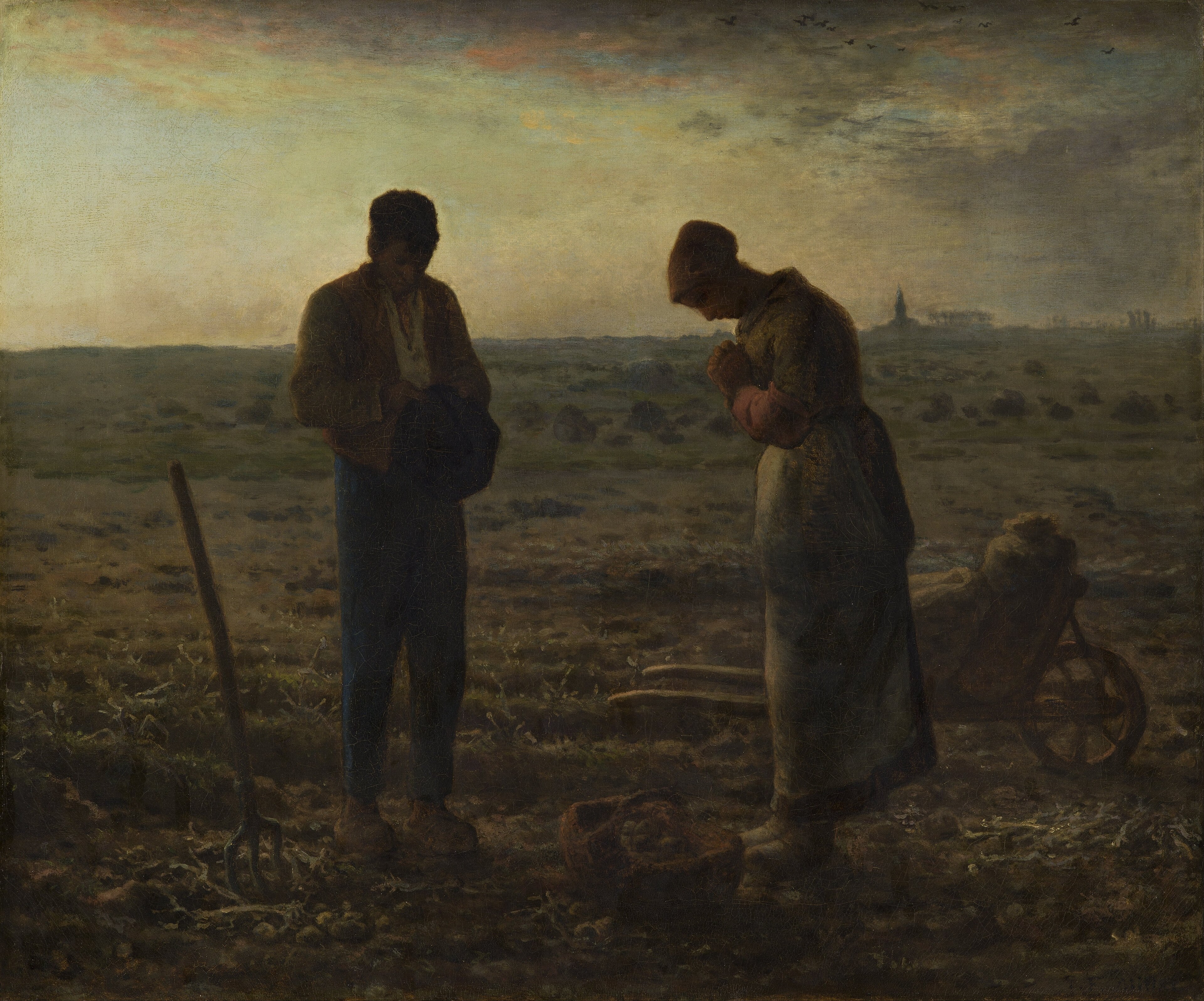 The Angelus by Jean-François Millet, 1859