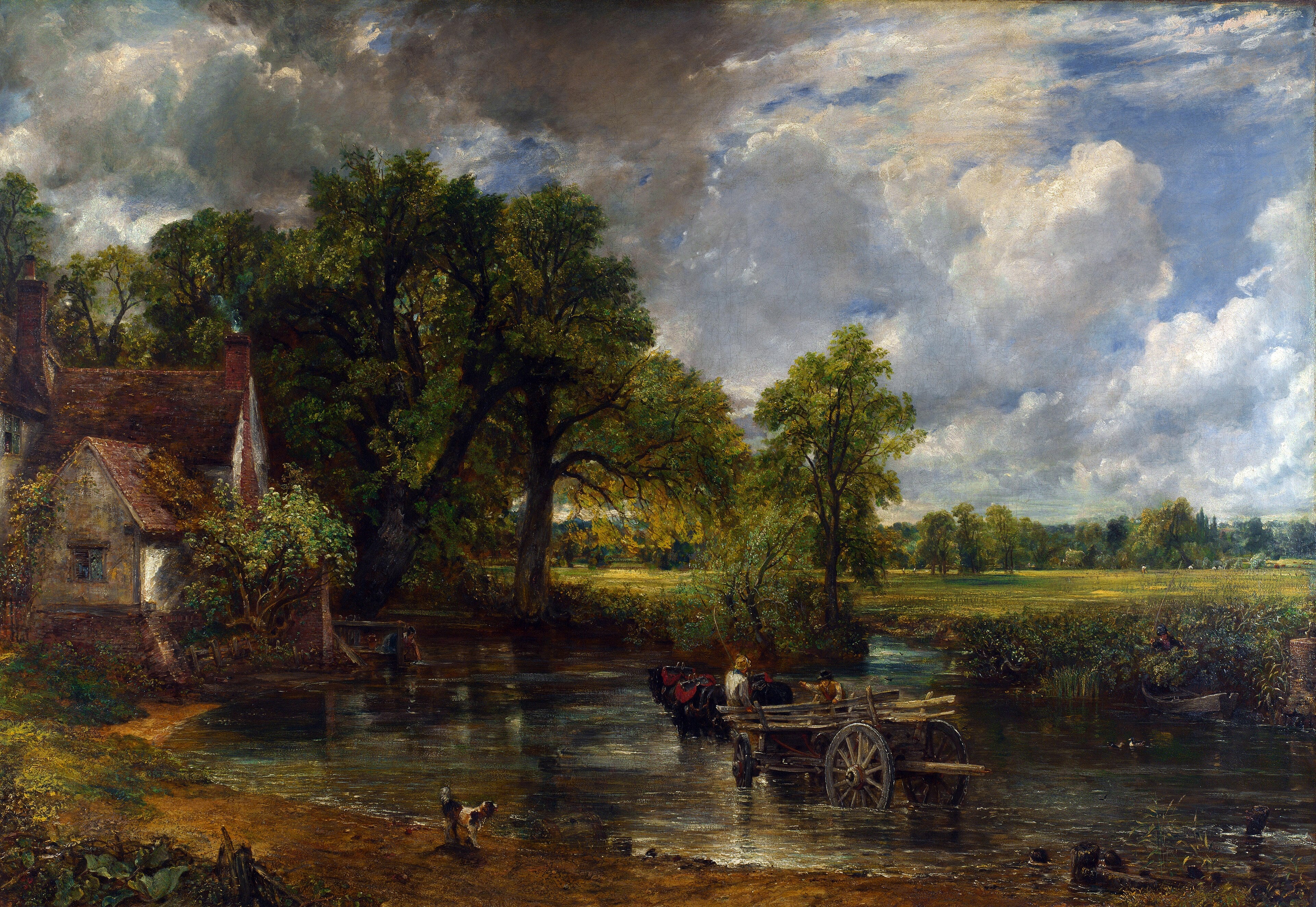 The Hay Wain by John Constable — canvas print artwork