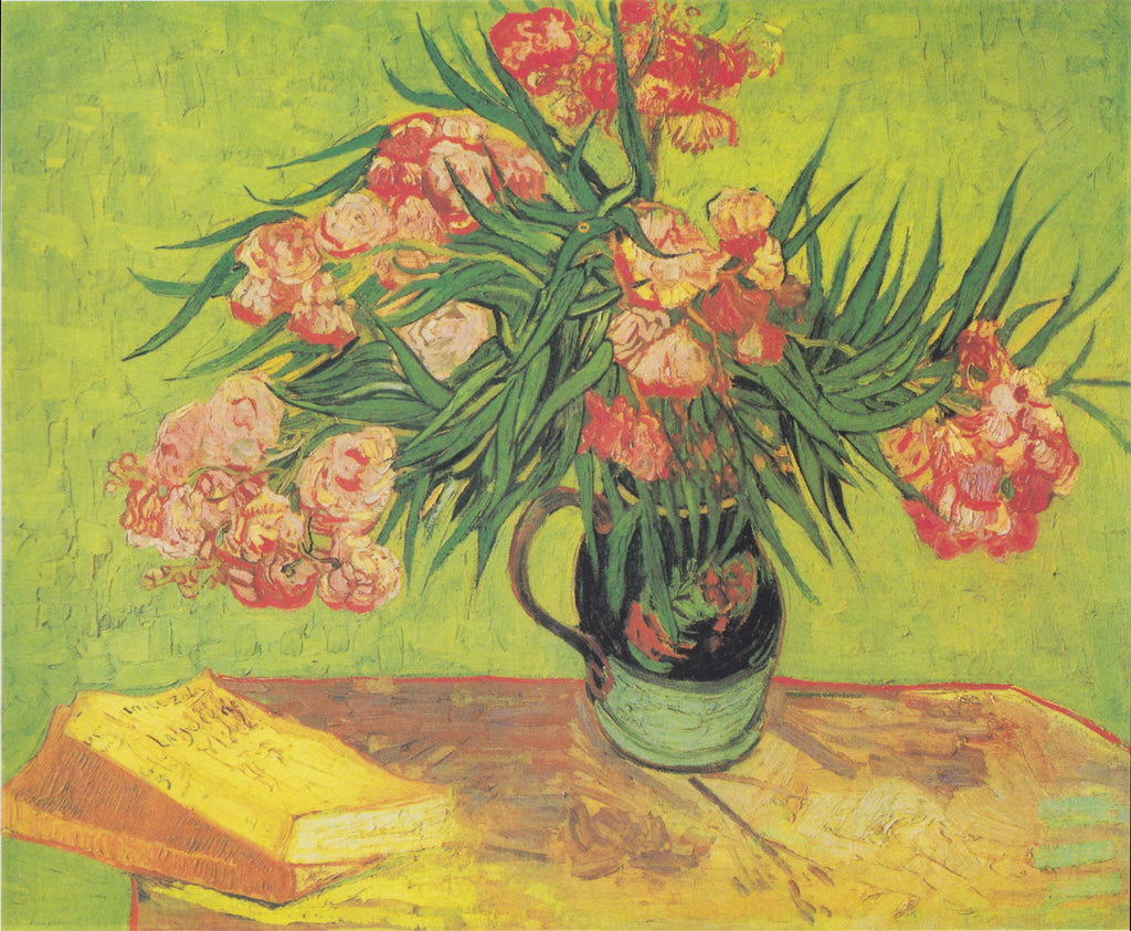 Oleanders by Vincent van Gogh, 1888 — canvas print