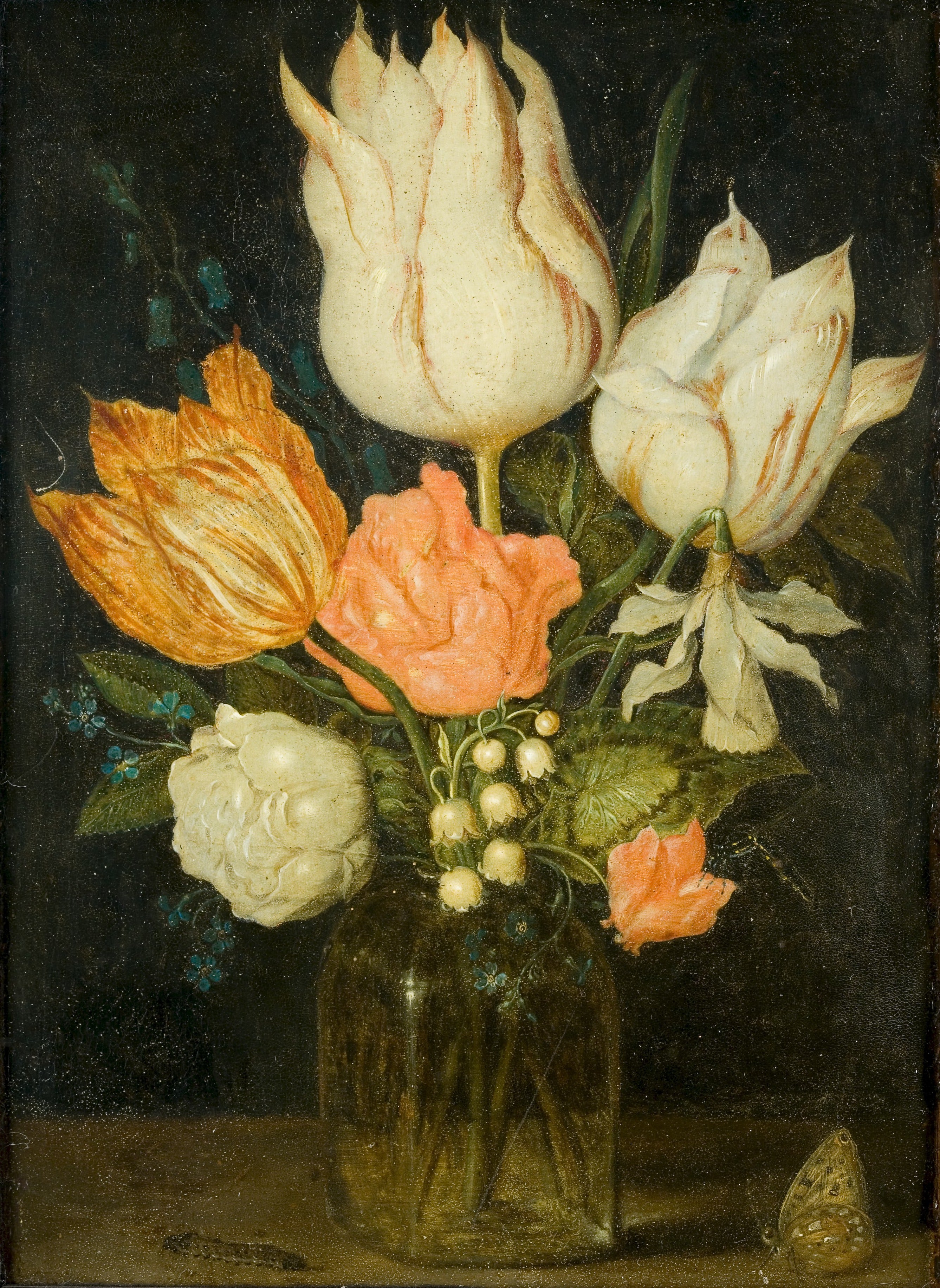 Flowers in a Glass Vase fine art print