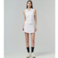Spring Summer New College Style Tennis Outfit Women's Lightweight Sport Two-Piece Set Fashion Running Golf Set