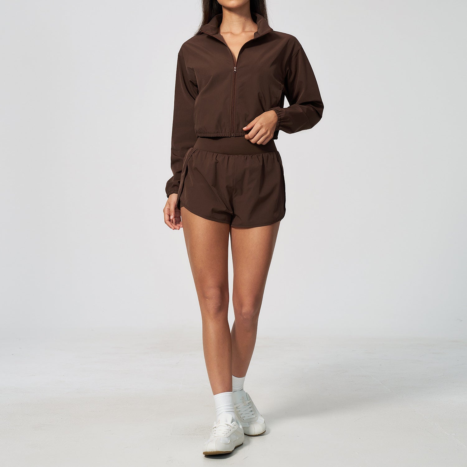 Quick-Dry Sport Set, High-Elastic Breathable Workout Fitness Casual Wear Yoga Outfit for Women