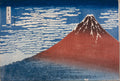 Fine Wind, Clear Morning (Red Fuji) by Hokusai, 1831