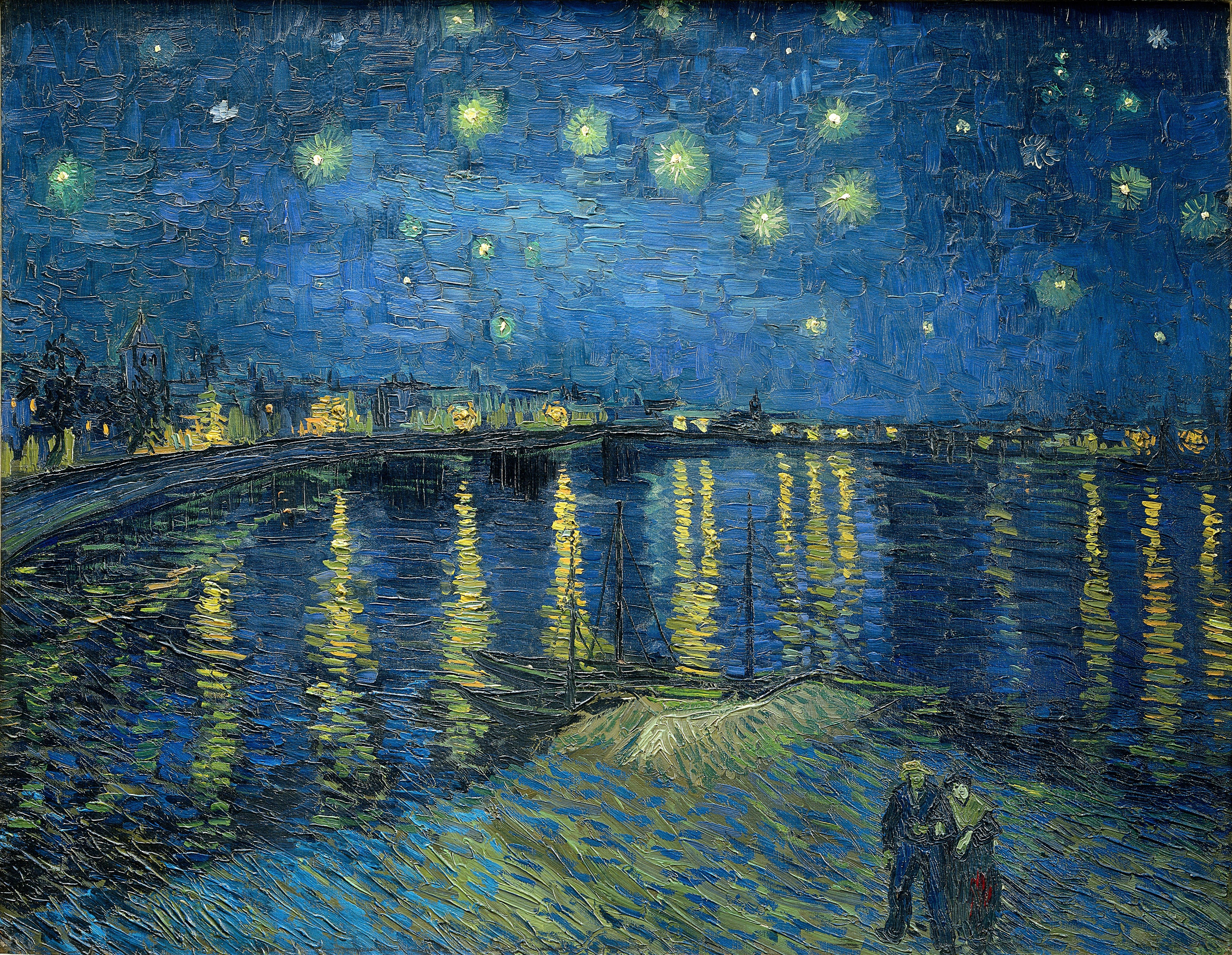 Starry Night Over the Rhone fine art print